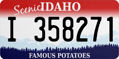ID license plate I358271