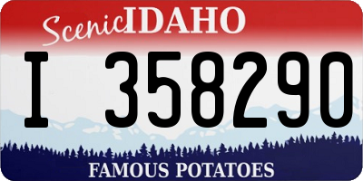 ID license plate I358290