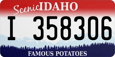 ID license plate I358306
