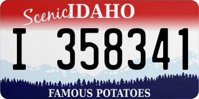 ID license plate I358341