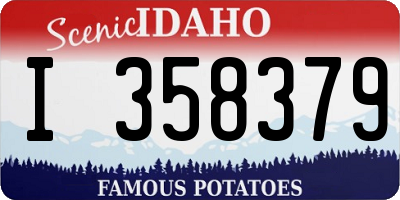 ID license plate I358379