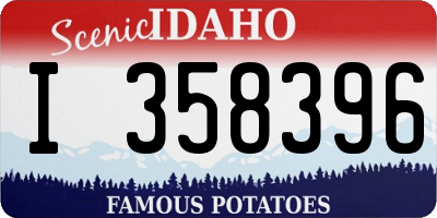 ID license plate I358396