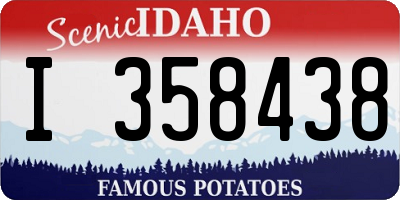ID license plate I358438