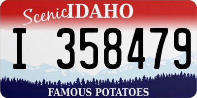 ID license plate I358479