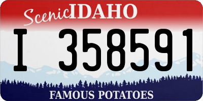 ID license plate I358591