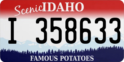 ID license plate I358633