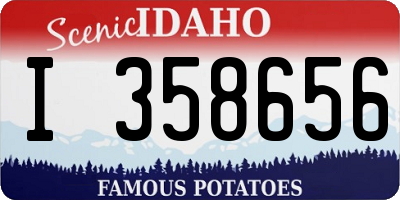 ID license plate I358656