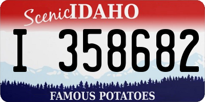 ID license plate I358682