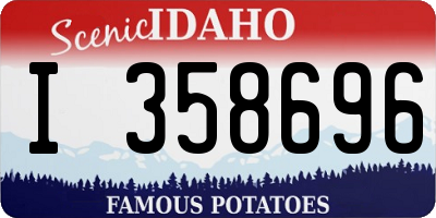 ID license plate I358696
