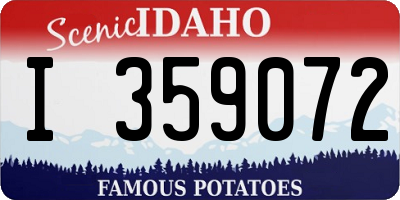 ID license plate I359072