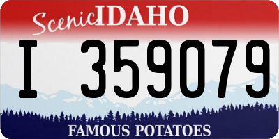 ID license plate I359079