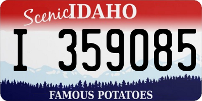 ID license plate I359085