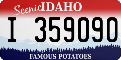 ID license plate I359090