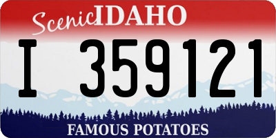 ID license plate I359121