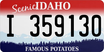 ID license plate I359130