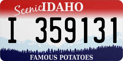 ID license plate I359131