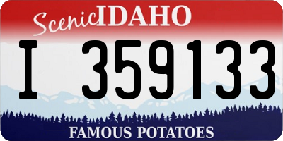 ID license plate I359133
