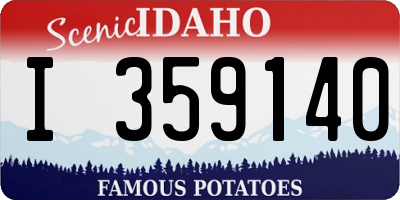 ID license plate I359140