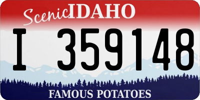 ID license plate I359148