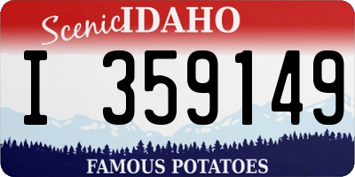 ID license plate I359149