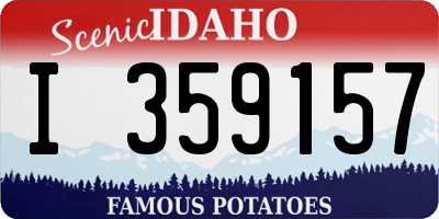 ID license plate I359157