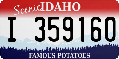 ID license plate I359160