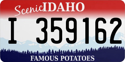 ID license plate I359162