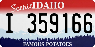 ID license plate I359166