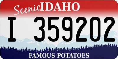 ID license plate I359202