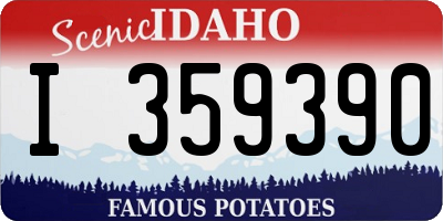 ID license plate I359390