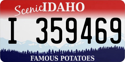 ID license plate I359469