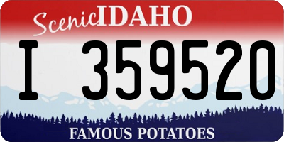 ID license plate I359520