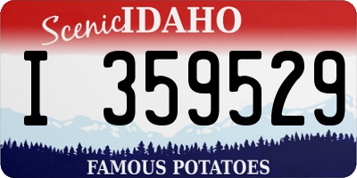 ID license plate I359529