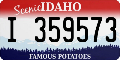 ID license plate I359573