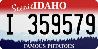 ID license plate I359579