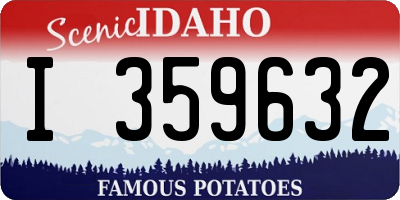 ID license plate I359632