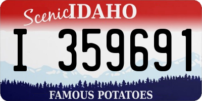ID license plate I359691