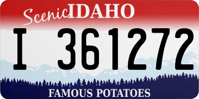 ID license plate I361272