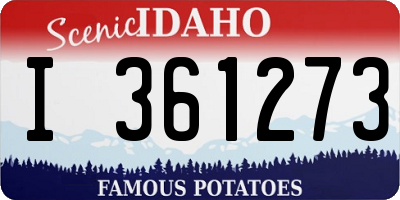 ID license plate I361273