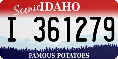 ID license plate I361279
