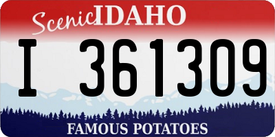ID license plate I361309