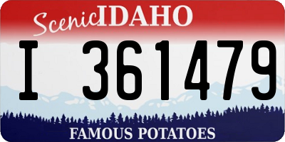 ID license plate I361479