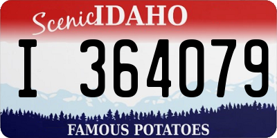 ID license plate I364079