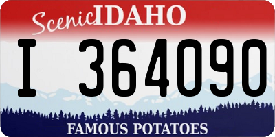 ID license plate I364090