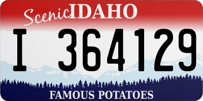 ID license plate I364129