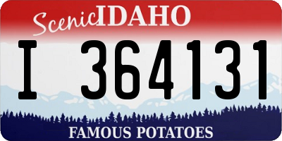 ID license plate I364131