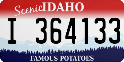 ID license plate I364133