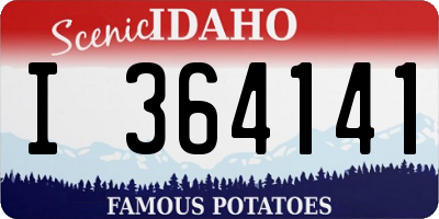 ID license plate I364141
