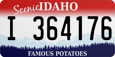 ID license plate I364176