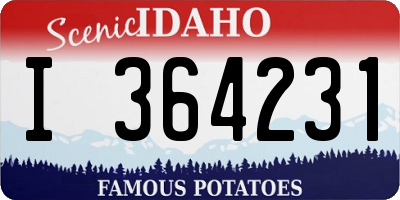 ID license plate I364231